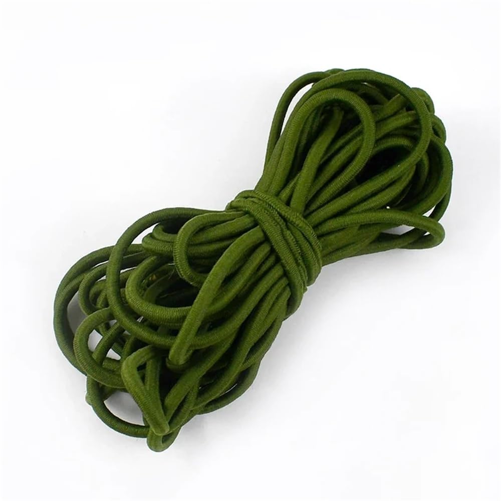 Fasce elastiche da 4 mm, multicolore per vestiti per capelli, fai da te, 5 – 20 m (confezione da 20 metri)