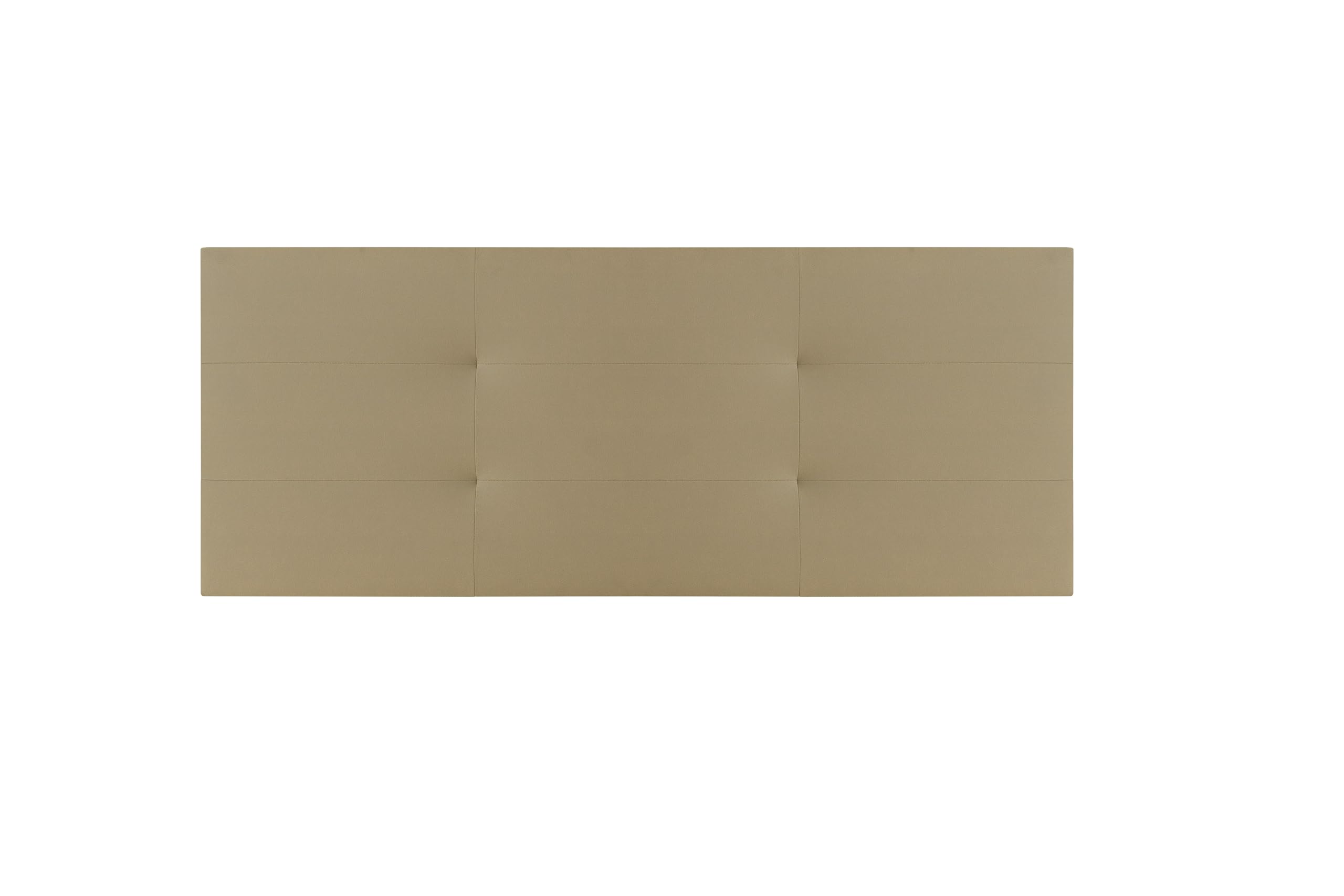 WIN REST Cabecero Venus Imbottitura Comfort Letti di Fascia Alta, Struttura in Legno, Rivestimento in Ecopelle, Schiuma, Beige, 170x60cm (Cama 150/160)