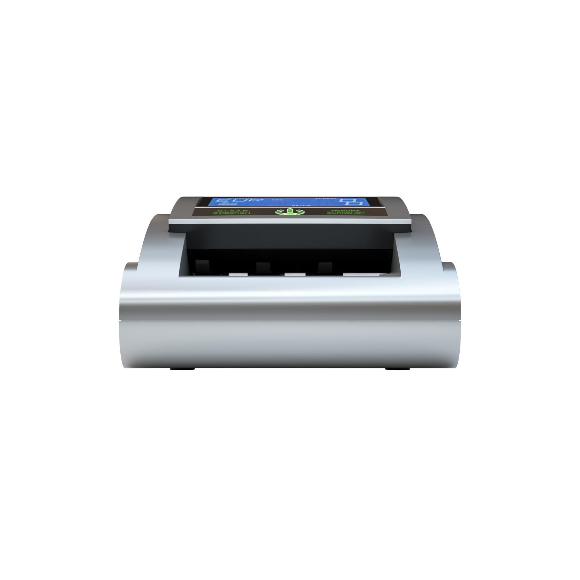 YATEK Rilevatore di banconote false EC580 con 6 metodi di rilevamento, con batteria inclusa e Pronto per le nuove banconote da 100 e 200 €