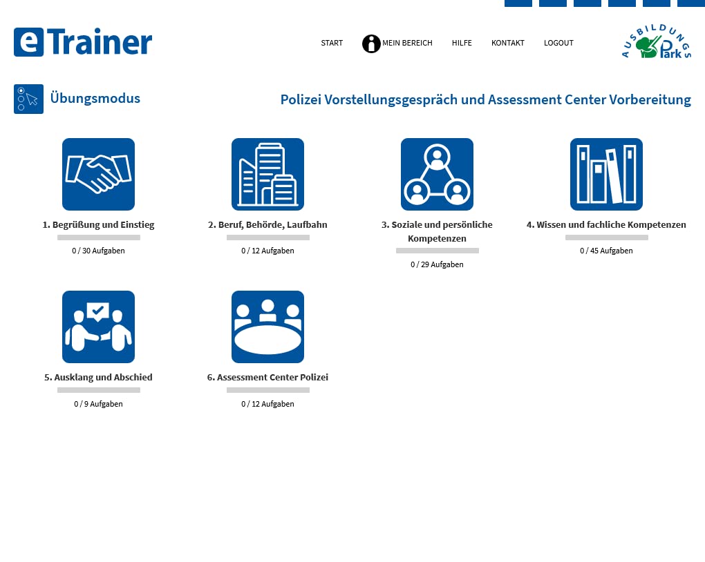 Polizei Vorstellungsgespräch und Assessment Center Vorbereitung | Online-Trainer + Buch (APO) | Die häufigsten Fragen, die besten Antworten | Interview, Vortrag, Rollenspiel, Postkorbübung & Co.