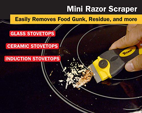 Titan Tools 17015 4-Inch Mini Razor Scraper With (21) #20 Steel Blades #TOP4