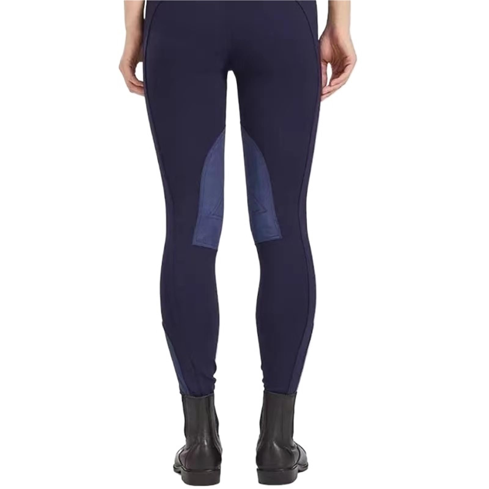 Pantalón De Montar A Caballo Pantalones de equitación for Entrenamiento y competición, Resistentes al Desgaste, con Parche Interior en la Rodilla, Ropa de Equipo