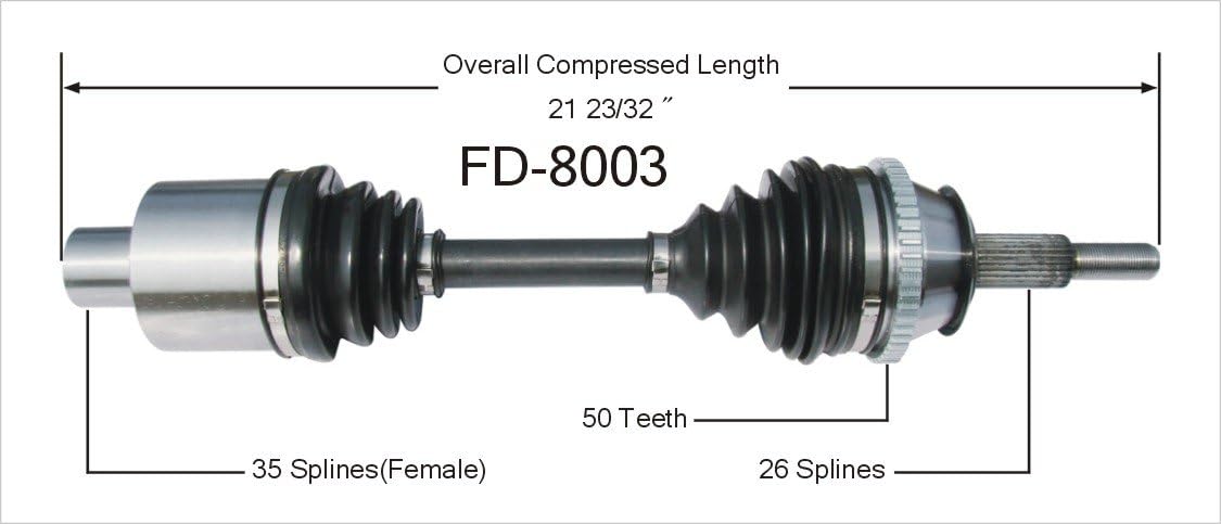 FD-8003 CV Axle Shaft