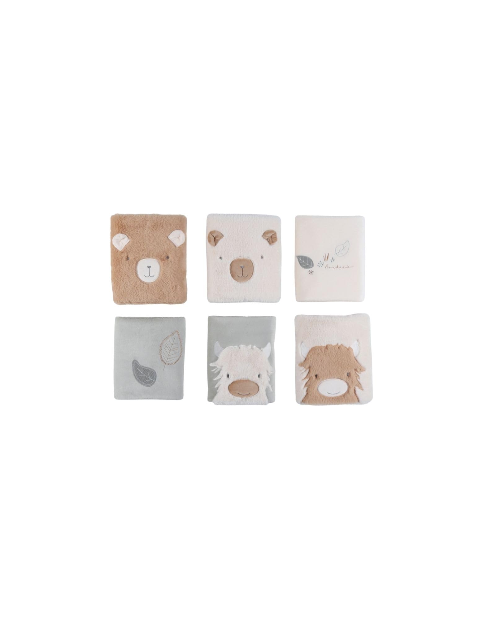 Noukie's – Protèges-Barreaux Fluffy Orso & Lily – Protection Lit ou Parc Bébé – Respirant avec Fixation Scratch – Compatible Lits 60x120 et 70x140 cm – Naissance