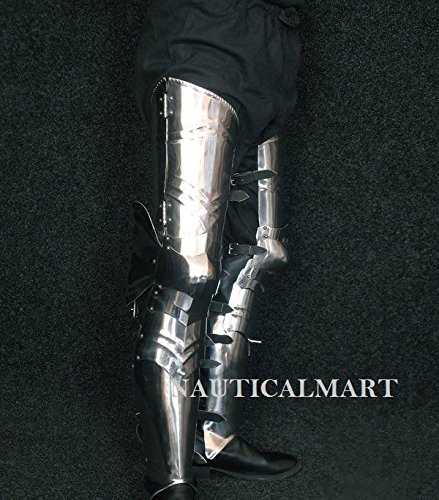 Gothic Full Leg Armor Set Source Armor Medieval Full Leg Armor Set poleyn Greaves Thigh Plates