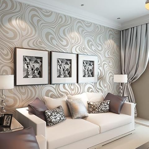 Baketron Taupe Galaxy Glitter Wallpaper Cover
