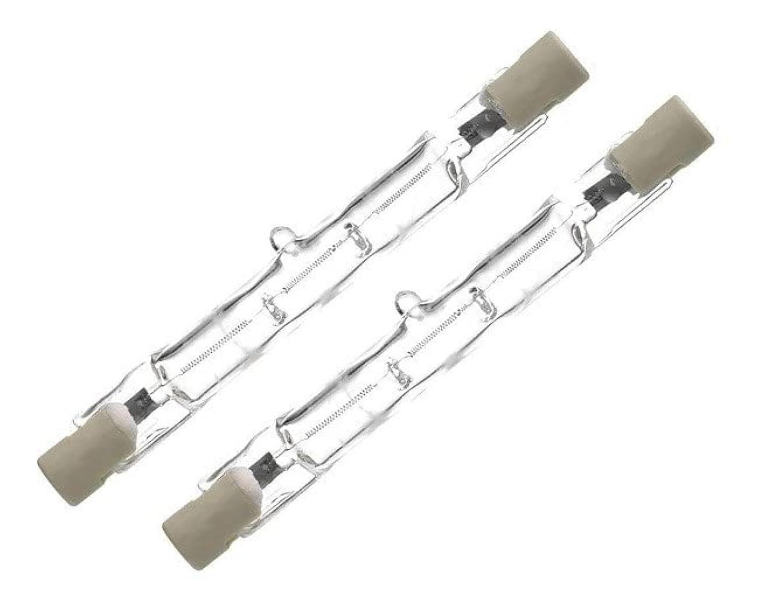 Generic Linear Halogen Bulbs 120W = 150W, Eco Halogen Energy Saving Floodlight Security Light Bulbs J78, 78mm Length, 2250 Lumen - Pack of 2