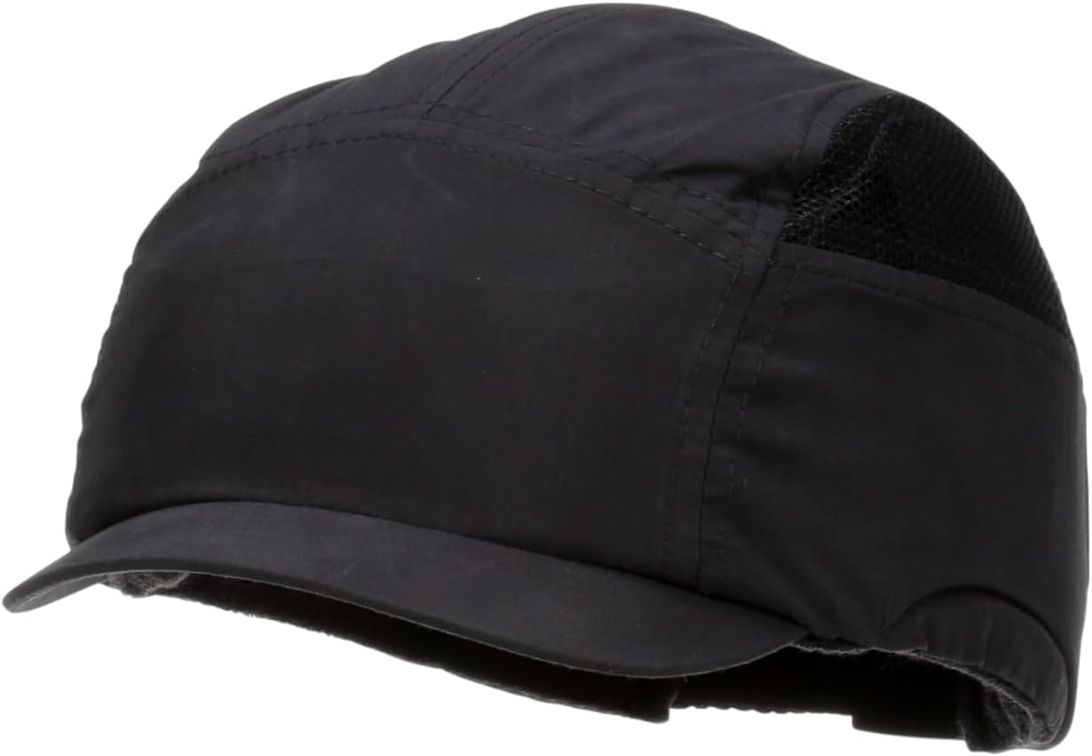 First Base + Bump Cap / Safety Cap, EN812 Protection, Navy Blue Micro Peak (25mm)