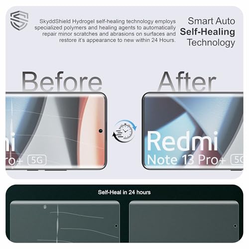 Image of Anti Glare Matte TPU hydrogel Edge to Edge Screen Protector Guard For Redmi Note 13 Pro Plus (6.73 Inch) With Installation Kit | Support Fingerprint | Edge to Edge Coverage
