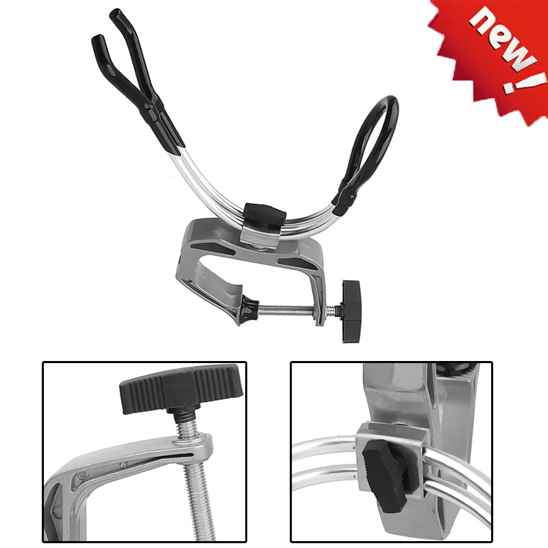 Support Canne à Pêche Rotatif 360° – Pince Sur Rail – Pour Bateau – Neuf