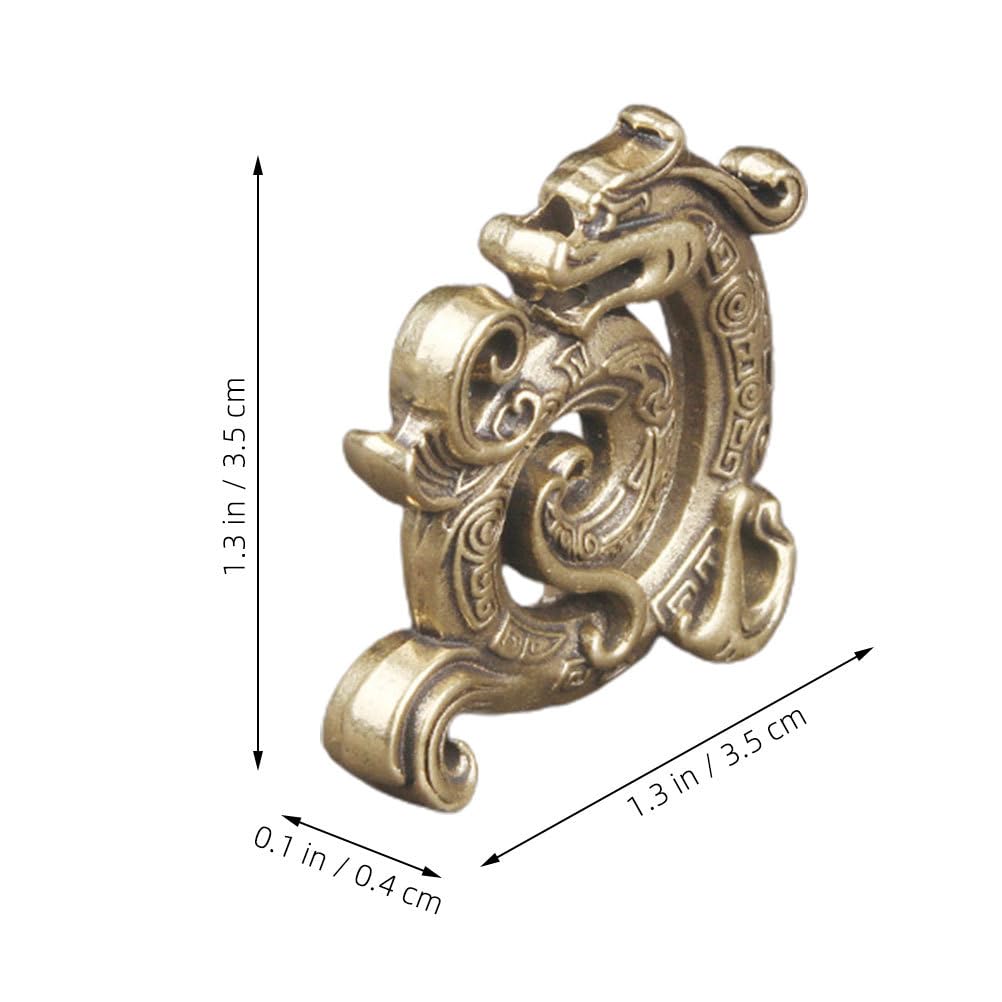 BESPORTBLE 2 Pcs Dragon Statue Dragon Chinese Zodiac Figurines - Image 3