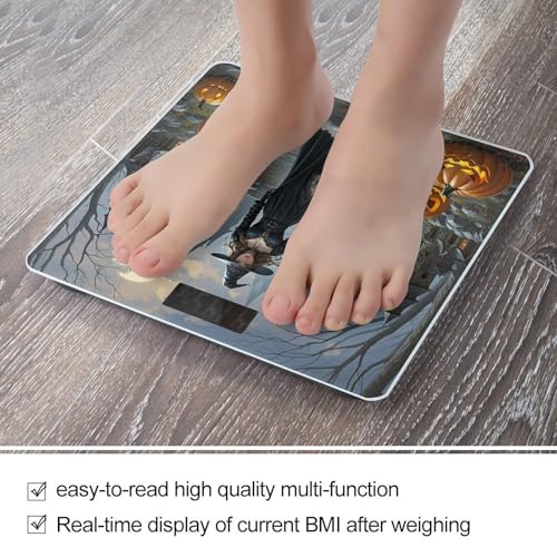 Báscula digital para baño con pantalla LED clara miniatura 5