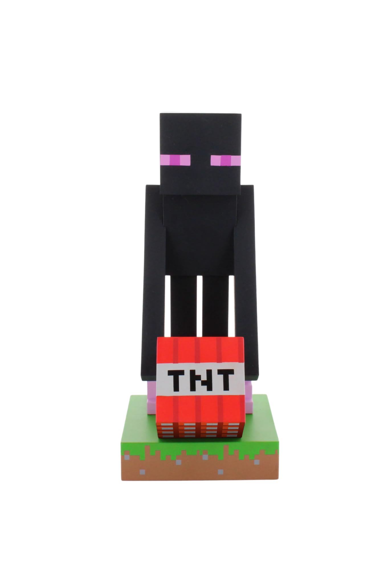 Cableguys Minecraft Enderman Controller Holder & Phone Stand - Gaming Accessories for Room and Desk Setup, Holder Compatible with Xbox, PlayStation & Most Standard Game Controllers