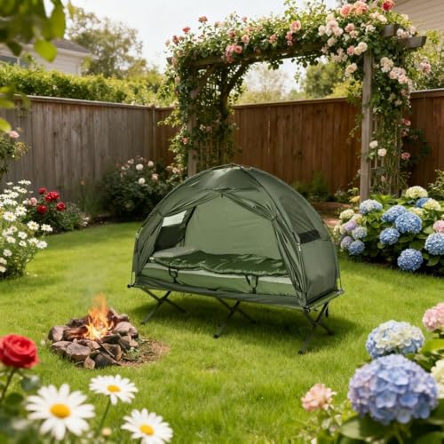 Carpa plegable para camping y senderismo para 1 persona miniatura 2