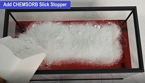 Image of SS - Slick Stopper Oil Only Absorbent, 5 Gal. Bag, SP50SS-L5B, Hydrophobic, Proprietary Technology Only Absorbs Petro Chemicals Not Water. Ideal for Any Spill in or Near Water, White