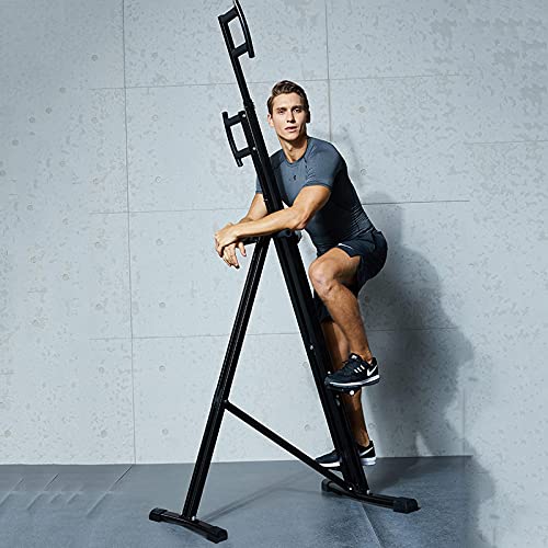 Image of Vertical Climber, Foldable Climbing Machine /Aerobic Exercise with LCD Monitor, 330LBS Weight Capacity Sturdy for Full Bo
