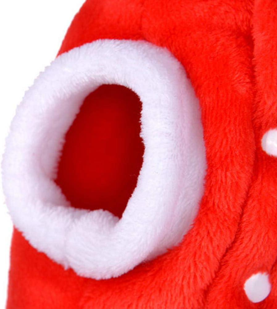 iplusmile Christmas Dog Cat Pet Clothes - Pet Outfits - Adorable Pet Warm Christmas Costume for Puppy Dog (Size S) - Image 3