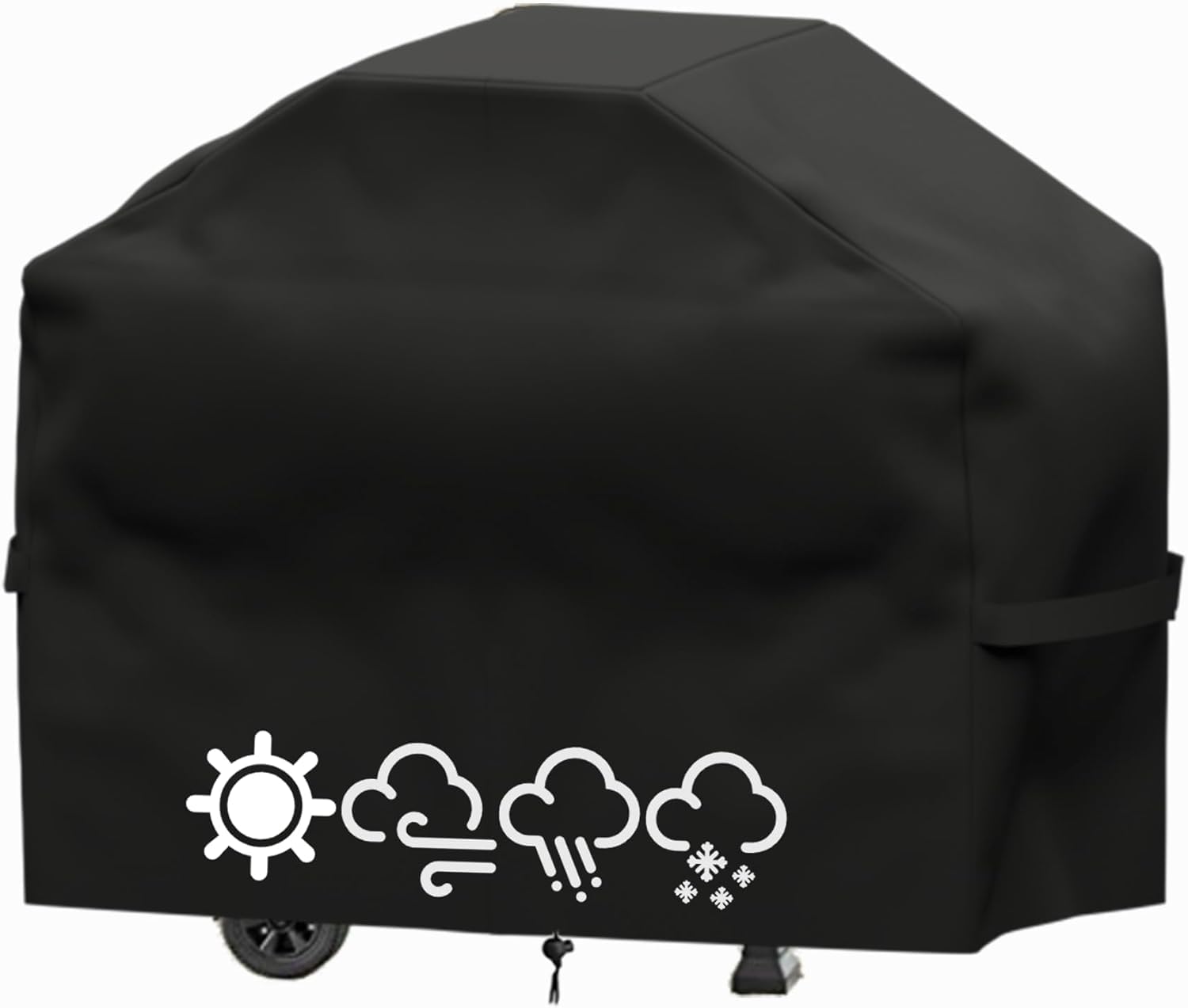 Grillabdeckung Wetterfest,Grill Barbecue Abdeckung,Gasgrill-Abdeckung,Grillabdeckung Schutzhülle，Grill Abdeckplane，Wasserdicht, Winddicht, UV-Beständiges, Reißfest Grill abdeckhaube (100X60X90)