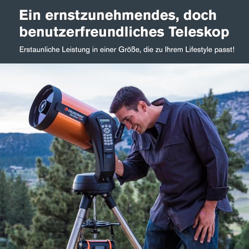 Celestron 11069 NexStar 8SE computergesteuertes Schmidt-Cassegrain-Teleskop mit vollautomatisierter...