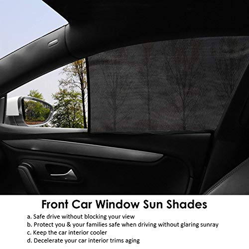 Reachtop Car Window Shade For Front Window Car Side Window Sun Shades Sunshade Car Window Screen Door Covers Mesh Sleeve (2 Pack) #TOP5