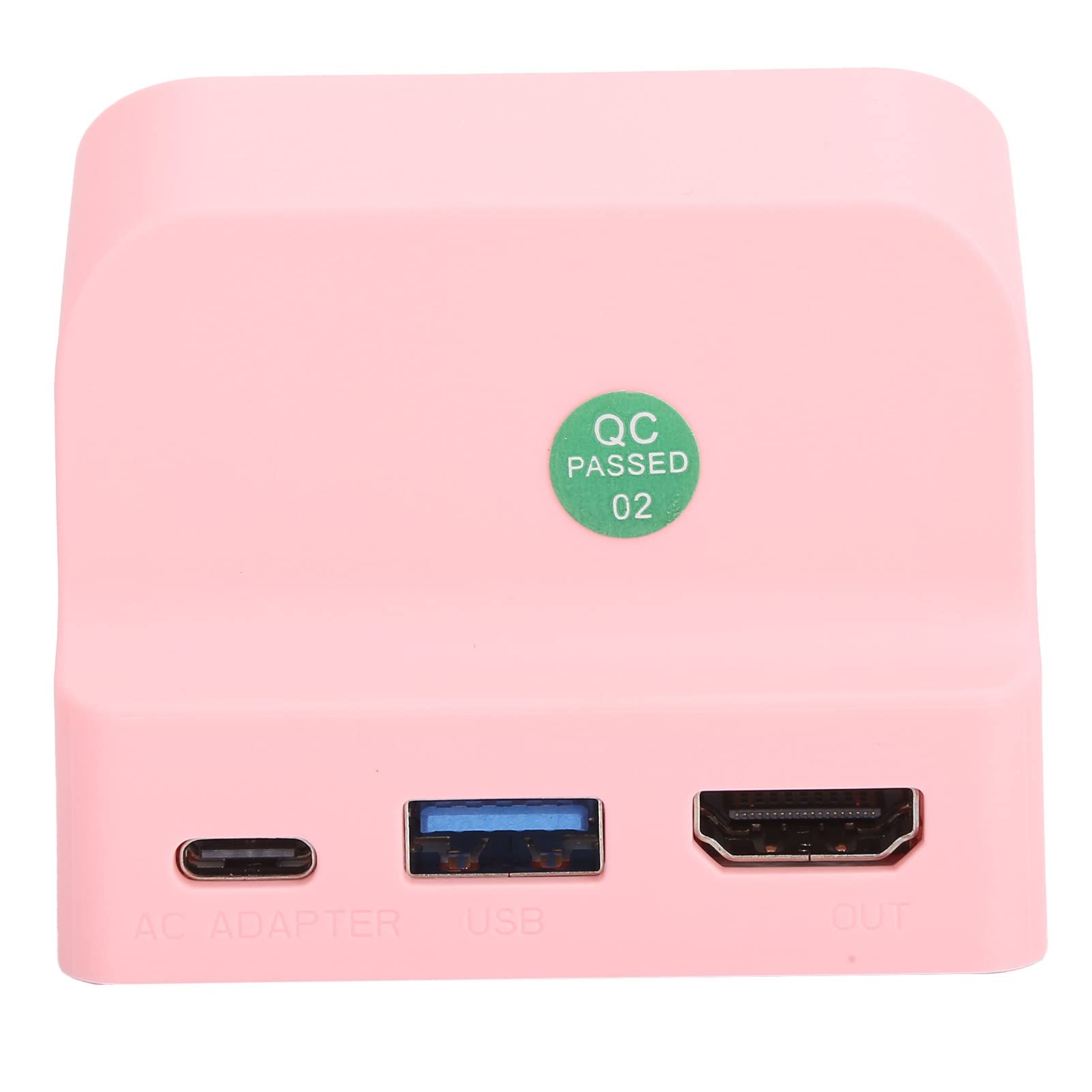 Domary Supporto per Console di Gioco Lite con Ventola di Raffreddamento e Convertitore Video, Facile da Usare, Design Portatile, Struttura Leggera in ABS