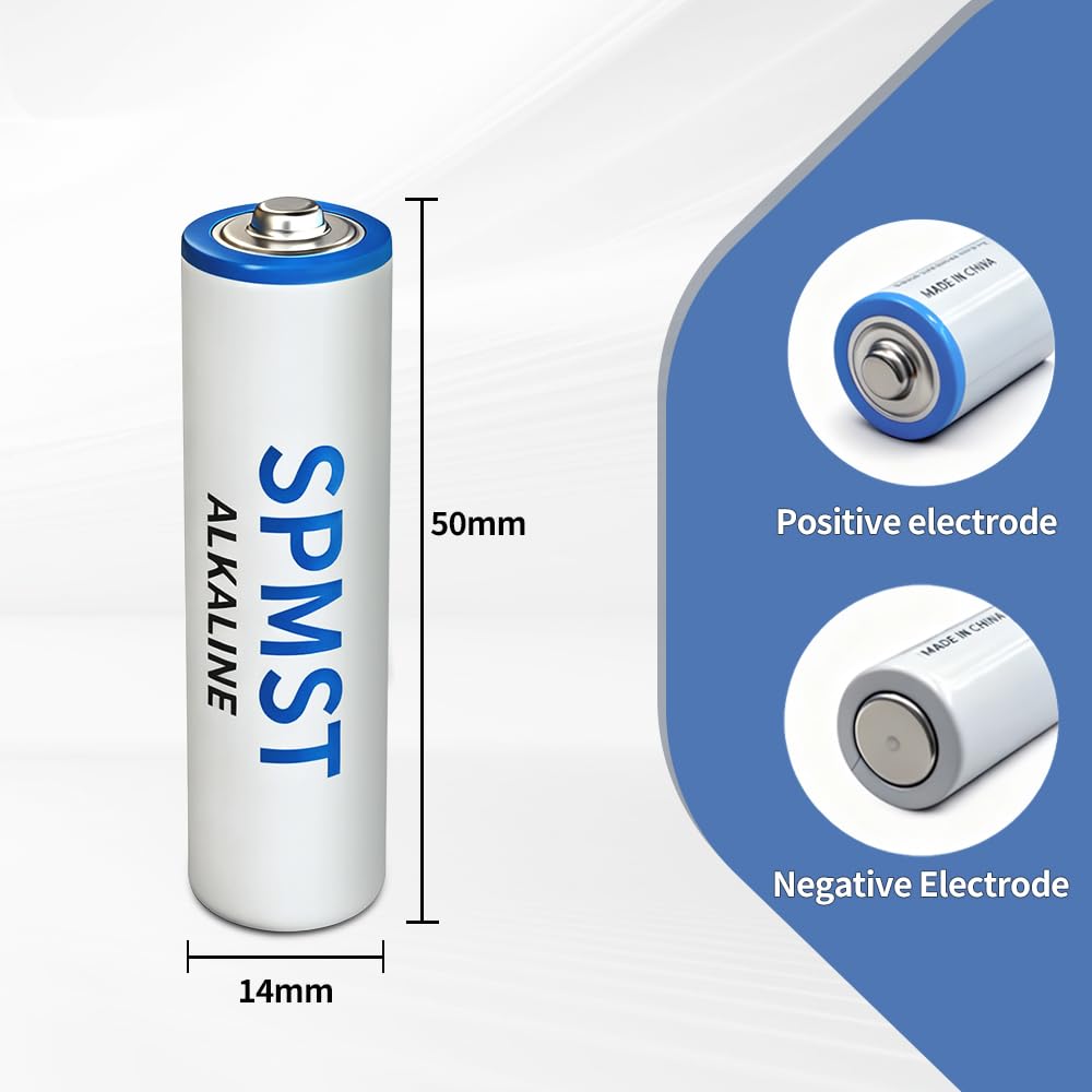 AA Alkaline Batteries 1.5V - Double AA Alkaline Batteries for Durable Daily Household Electronics (40-Pack) — view 7