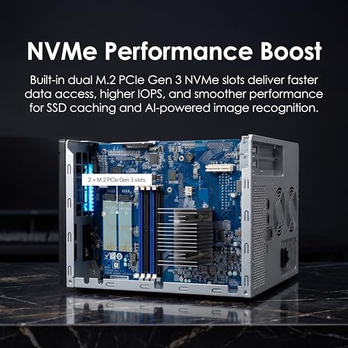 Image of QNAP TS-855X-8G-US 8 Bay High-Performance 8-core 10GbE NAS for deploying Hybrid-Infrastructure Storage and high-Speed virtualization Applications (Diskless)