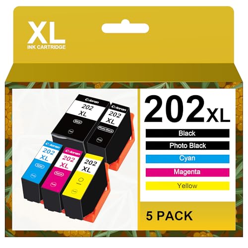 5-Pack 202XL Alta Resa Cartucce Compatibili per
