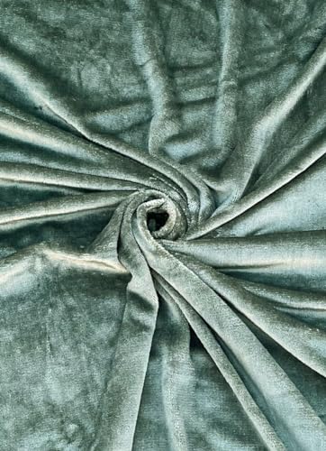 Image of Sands Flannel 300 TC Luxurious Bedsheets for Winter, King Size Fitted Warm Double Bedsheet, 72 x 78 x 10 inches, with 2 Pillow Covers (Green)