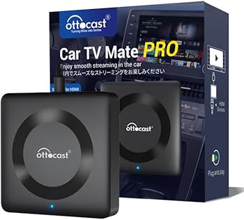 未使用！OTTOCAST 2024版CarTVMate Pro Car TV Mate Pro- HDMI Multimedia & Wireless CarPlay Adapter