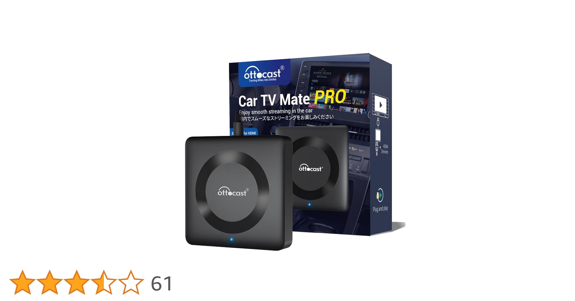 Amazon | 【公式】OTTOCAST オットキャスト 2024 新型 Car TV Mate Pro
