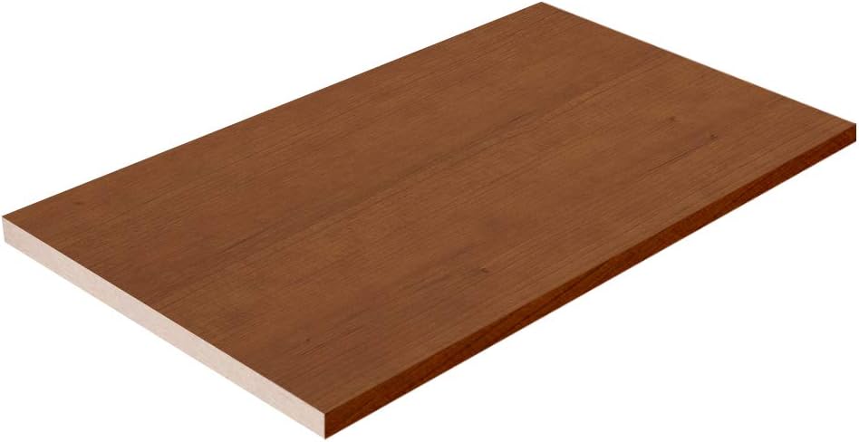 Rustic Cherry Closet Shelves Melamine - Choose Your Accurate Size (1/4, 1/2, 3/4)