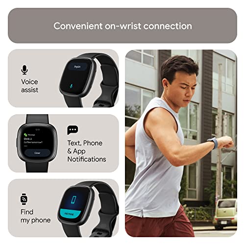 Fitbit Versa 4 Fitness Watch (Black/Graphite Aluminium) with 6-Month Premium Membership - Image 6