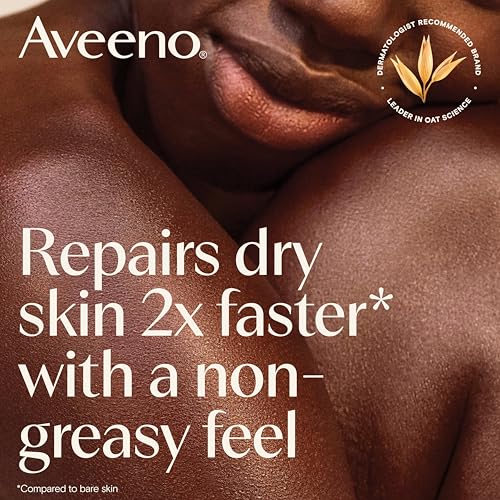 Image of Aveeno Skin Relief Healing Ointment, for Extra Dry, Cracked & Sensitive Skin, 72-Hour Protectant with Triple Oat, Shea Butter & Glycerin, Fragrance-Free for Body, Face, Hands, Lips 7.2 oz