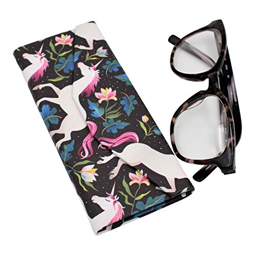 Image of Real Sic Glasses Case for Men and Women - Magnetic Folding Hard Shell Sunglass Holder - Inspired by Adorable Animals