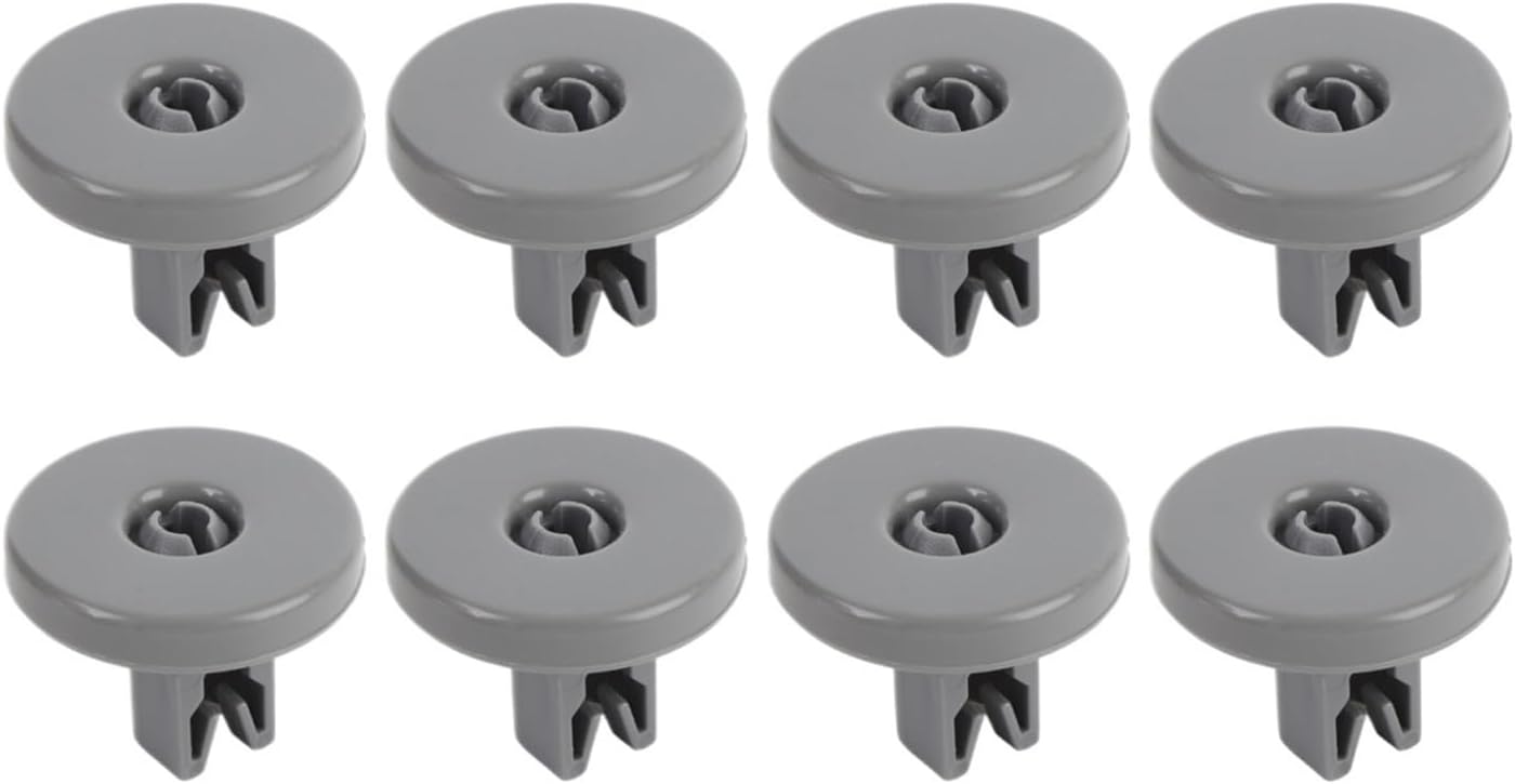 8個 食器洗い機ラックホイール ABS 高強度食器洗い機下部ディッシュラックホイール 交換用