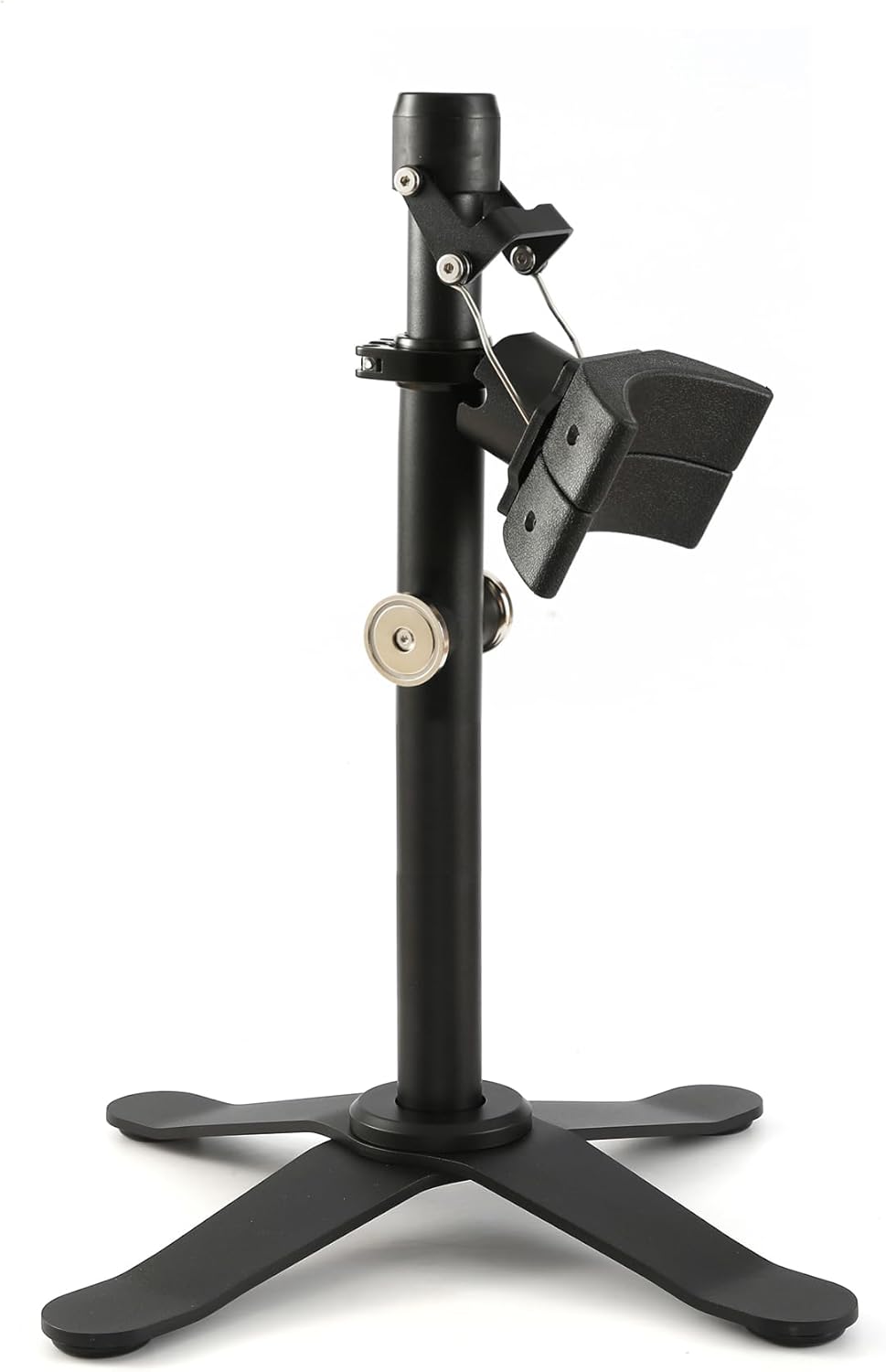 Horse Hoof Stand, 2-in-1 Farrier Hoof Stand with Adjustable Height, Interchangeable Cradle & Post Support for Front & Hind Legs, Metal Body Construction Hoofjack