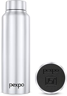 Go24 pexpo Chromo ISI Certified Stainless Steel Sports/Fridge Water Bottle - 750ml | Single Wall | Leakproof | Lightweight... Price In India