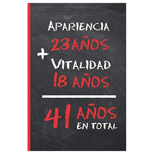 41 AÑOS EN TOTAL: REGALO DE CUMPLEAÑOS ORIGINAL Y DIVERTIDO PARA HOMBRE Y MUJER | Ideas Aniversario, Día de San Valentín | Diario Personal, Cuaderno de Notas, Libreta de Apuntes o Agenda.