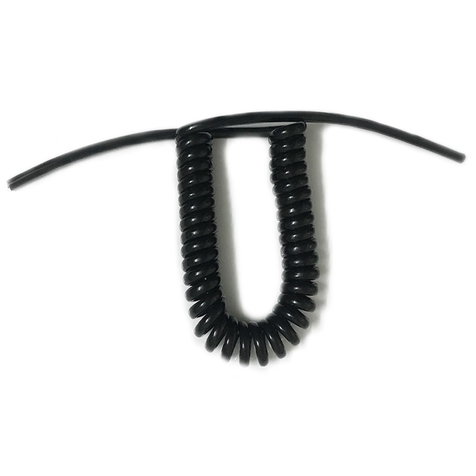 Cavi a Molla per telefoni, Cavo a Spirale Ondulato a 2 conduttori, 0,7 mm Quadrati,5 Metri, Diametro Interno 6, Tubo Flessibile a | Line length 5 meter
