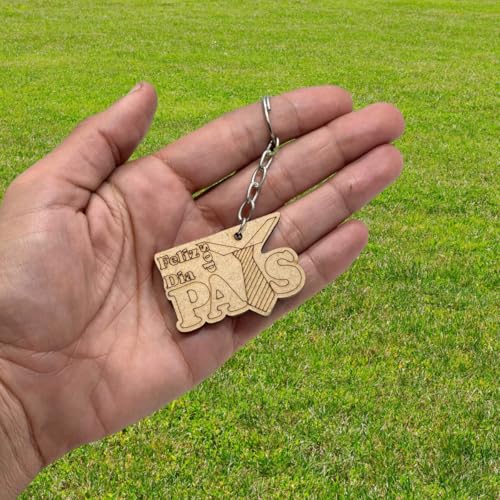 50 Lembrancinhas Dia Dos Pais Chaveiro Decoração Mdf Crú