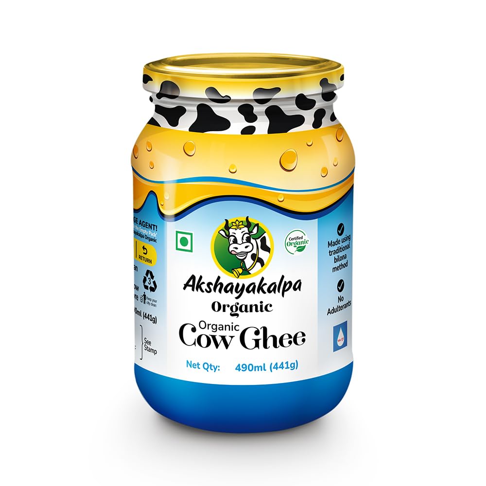 Akshayakalpa Cow Ghee – 195 grams(6.59 fl oz)