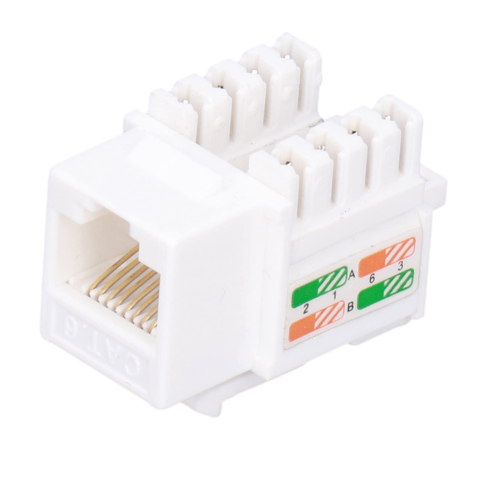 Network Module, Unshielded Jack Electronic Component Universal Markings 0-250MHz Frequency with Caps for Network Communication for Terminal Connection(#3)-image-26