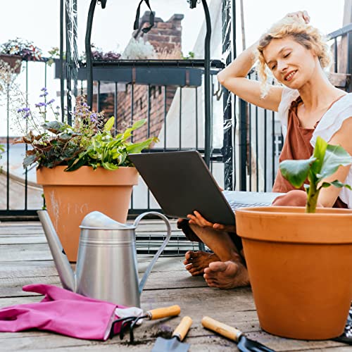 Relaxdays Gewächshaus Balkon, PVC-Folie, Stahl, HBT: 80 x 48 x 24,5 cm, Foliengewächshaus 3 Ebenen, schwarz/transparent – Bild 5