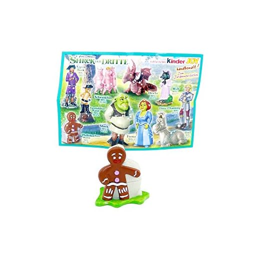 Kinder Überraschung Muñeco de pimienta con BPZ (Shrek der tercero)