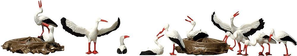 Faller 154006 Storks in Their Nest HO Scale Figure Set