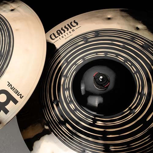 Meinl Classics Custom Dual 20 Zoll Ride (Video) Schlagzeug Becken (50,80cm) B12 Bronze, Dunkles und Brilliantes Finish (CC20DUR)