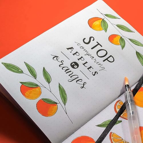 STATIONERY ISLAND Bullet Dotted Journal A5, Hardcover Dotted Notebook, Thick 120gsm Paper 180 Pages Journal Notebook - Image 3