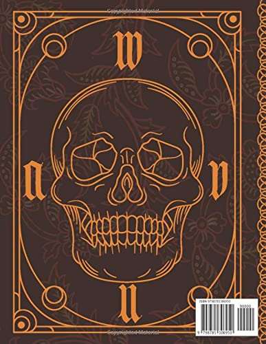 Journal Notebook Gothic Style: 110 page liner - large 8.5 x 11 image 3