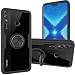 Produktbild KUAWEI Honor 8X Hülle Honor 8X Handyhülle Case Cover Transparente Premium Back Cover mit Ständer Funktion und Auto Halterung Funktion für Honor 8X 6.5 (Schwarz)